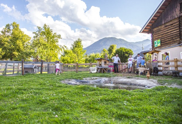 Tiere und Fischteich am Vorderklinglhub